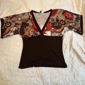 Vintage y2k retro style top